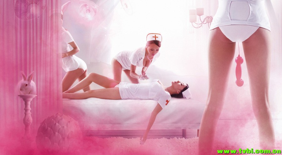 另类护士装制服性感粉色大片