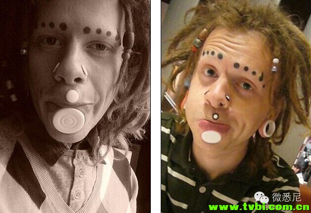 【醉了】有小伙纸非常喜欢澳洲鸭嘴兽。。于是他花了N年时间把自己改造成酱紫。。 ...