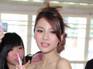 黄晓明女友杨颖写真美图 甜美丽人