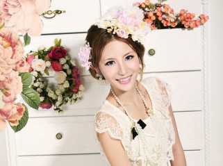 美如诗画的美女明星kumiko